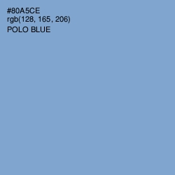 #80A5CE - Polo Blue Color Image